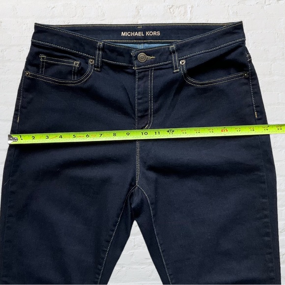 Michael Kors Izzy Skinny Dark Wash Stretch Jeans - Picture 9 of 13